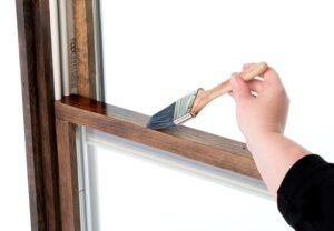 How To Paint Stained Wood Trim